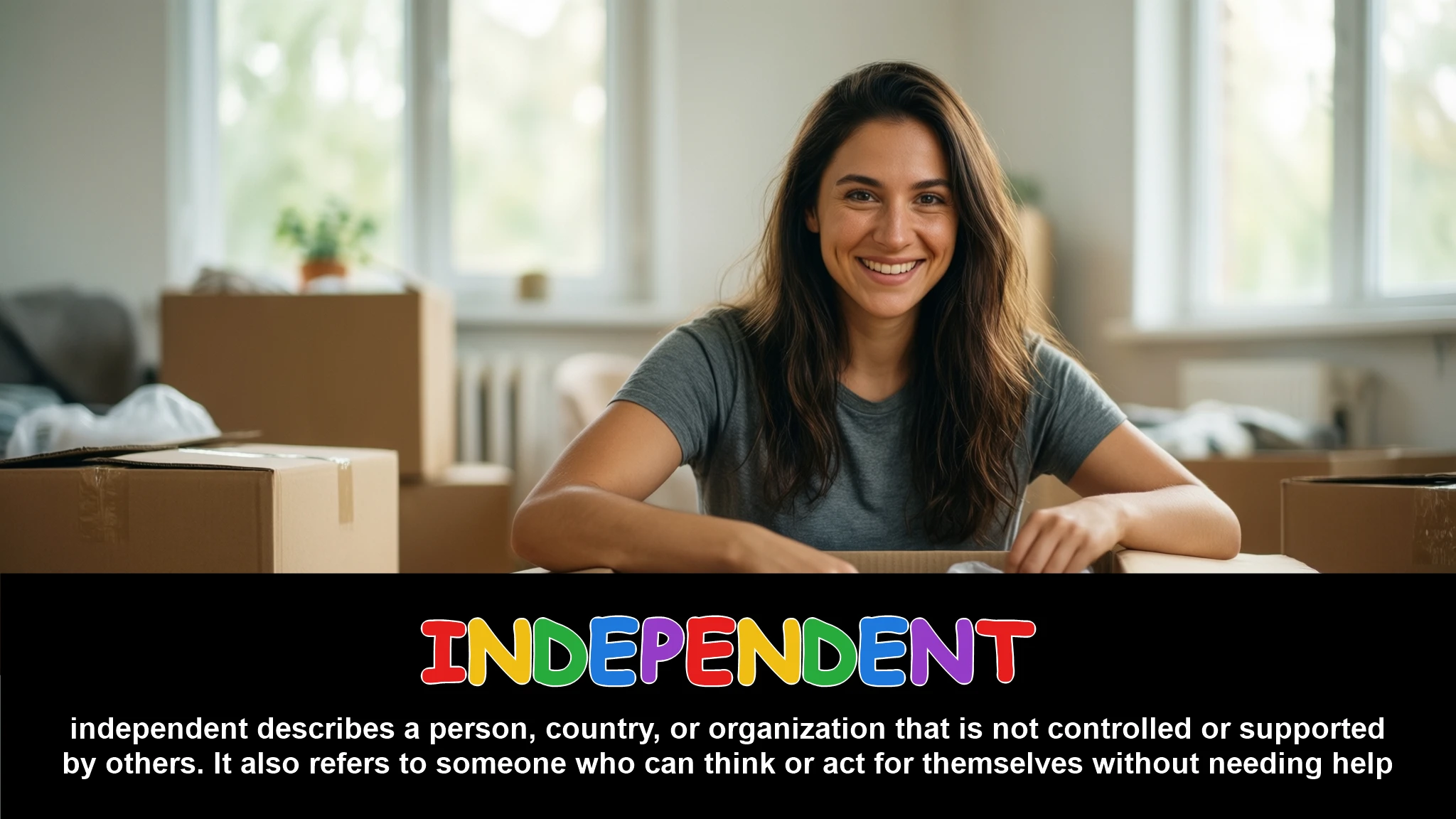 English Illustration for independent